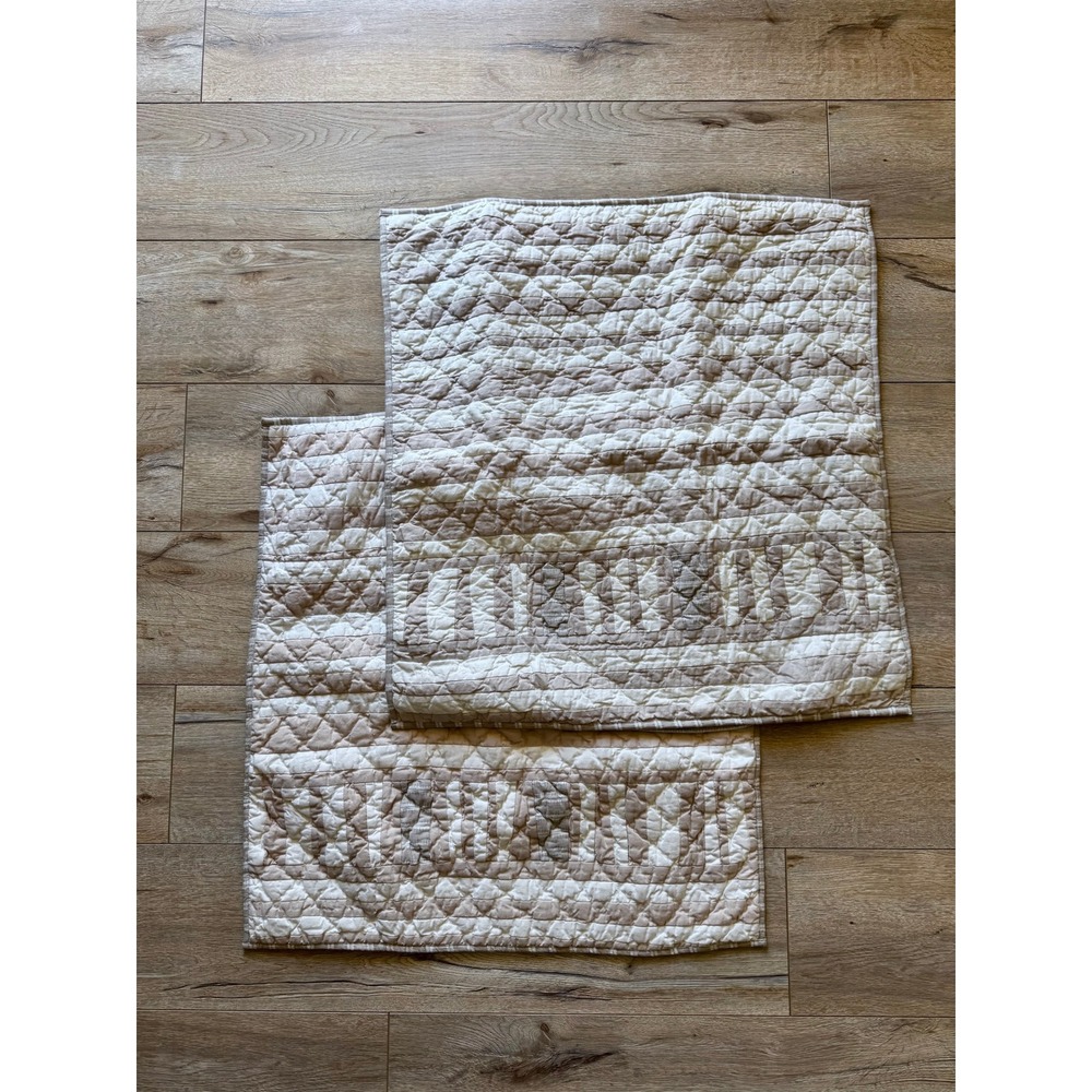 Denyse Schmidt × Sarita Handa Bedding Collection Quilted 2 Euro Pillow Shams